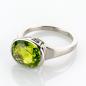 Preview: Damenring 585er Gold mit einem 5.66ct Peridot aus unser Serie Laura