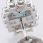 Preview: 1ct Sapphire and 0.30ct Diamond Earrings in 14K White Gold