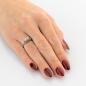 Preview: Art Deco Ring aus 585er Weißgold mit Brillant