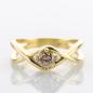 Preview: 14k gold ring with a 0.37ct diamond