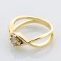 Preview: 14k gold ring with a 0.37ct diamond