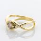 Preview: 14k gold ring with a 0.37ct diamond