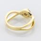 Preview: 14k gold ring with a 0.37ct diamond