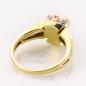 Preview: Vintage Ring aus 585er Gold mit Perle und Brillanten