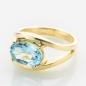 Preview: Ring aus 585er Gold mit 2.34ct Aquamarin