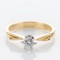 Preview: Ring aus 585er Gold mit einem 0.25ct Brillant
