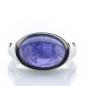 Preview: Platinum ring with a 4.0ct tanzanite