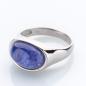 Preview: Platinum ring with a 4.0ct tanzanite