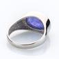 Preview: Platinum ring with a 4.0ct tanzanite