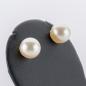 Preview: Pearl Earrings in 14K Yellow Gold