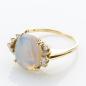 Preview: Ring aus 585er Gold mit Opal und 0.20ct Brillanten
