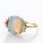 Preview: Ring aus 585er Gold mit Opal und 0.20ct Brillanten