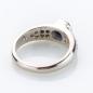 Preview: Vintage Ring aus 750er Gold mit 0.50ct Saphir und 0.28ct Diamanten