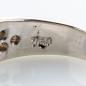 Preview: Vintage Ring aus 750er Gold mit 0.50ct Saphir und 0.28ct Diamanten