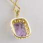 Preview: 14k gold pendant with amethyst