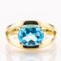 Preview: 14k gold ring with a 2.73ct blue topaz