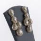 Preview: Antique earrings 14k gold + silver with 2.40ct diamonds