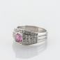 Preview: Ring in Platin mit 0.30ct Rubin und 0.60 ct Brillanten