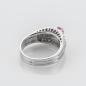 Preview: Ring in Platin mit 0.30ct Rubin und 0.60 ct Brillanten