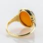 Preview: Vintage Ring aus 585er Gold mit Karneol