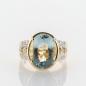 Preview: Ring aus 585er Gelbgold mit 7.70ct Aquamarin