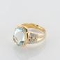 Preview: Ring aus 585er Gelbgold mit 7.70ct Aquamarin