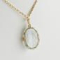 Preview: 11 ct Aquamarine Pendant in 14k Yellow Gold