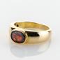 Preview: Ring aus 585er Gold mit Granat