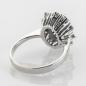 Preview: Vintage Ring aus 585er Weißgold mit 2.0ct Saphir und 0.40ct Brillanten