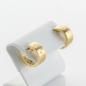 Preview: Hoop Earrings in 14K Yellow Gold with 0.10 ct Diamonds