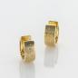 Preview: Hoop Earrings in 14K Yellow Gold with 0.10 ct Diamonds