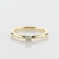 Preview: Ring aus 585er Gelbgold mit 0.10ct Brillant