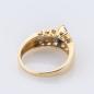 Preview: Ring aus 585er Gelbgold mit 0.30ct Saphir und 0.30ct Diamanten