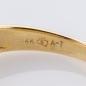 Preview: Ring aus 585er Gelbgold mit 0.30ct Saphir und 0.30ct Diamanten