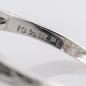 Preview: 0.80ct Diamond and 0.06ct Emerald Ring in Platinum