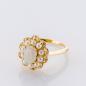 Preview: Ring aus 585er Gelbgold mit Opal und Perlen