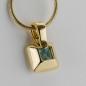 Preview: 3.0ct Blue Topaz Pendant in 14K Yellow Gold