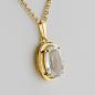 Preview: 4.0ct Blue Topaz Pendant in 14K Yellow Gold