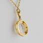 Preview: 4.0ct Blue Topaz Pendant in 14K Yellow Gold