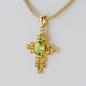 Preview: 1ct Peridot Pendant in 14K Yellow Gold