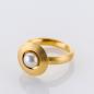Preview: Ring aus 750 Gelbgold mit Perle