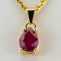 Preview: 14k pendant with a 2.4ct ruby
