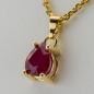 Preview: 14k pendant with a 2.4ct ruby