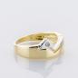 Preview: Ring aus 585 Mehrfarbgold mit 0,02 ct Brillant