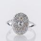 Preview: Ring aus 585er Weißgold mit 0,60 ct Brillanten