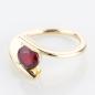 Preview: Damenring 585er Gold mit 2.56ct Rubin