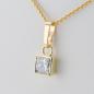 Preview: Anhänger aus 585er Gelbgold mit 0,70 ct Brillant