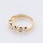 Preview: Ring aus 585er Gelbgold mit 0.20ct Diamanten