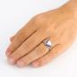 Preview: Ring (750er Gold) mit 2.33ct Brillanten und 0.50ct Saphiren