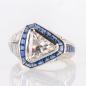 Preview: Ring (750er Gold) mit 2.33ct Brillanten und 0.50ct Saphiren